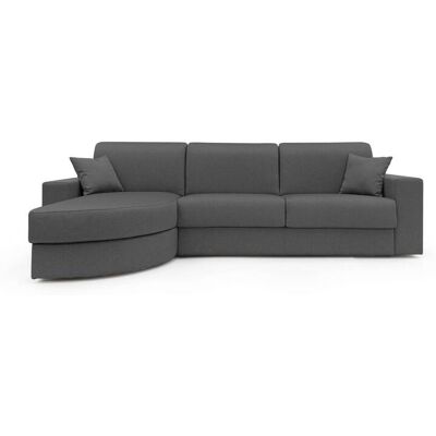 CAMIF Canapé d'angle convertible tissu déhoussable Aubin Anthracite - Publicité CAMIF Canapé d'angle convertible tissu déhoussable Aubin Anthracite - Publicité
