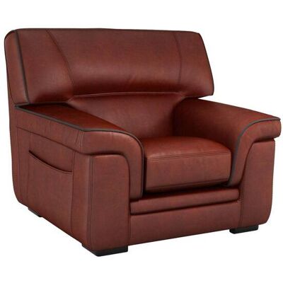 CAMIF Fauteuil cuir Valentina Brandy - Publicité CAMIF Fauteuil cuir Valentina Brandy - Publicité