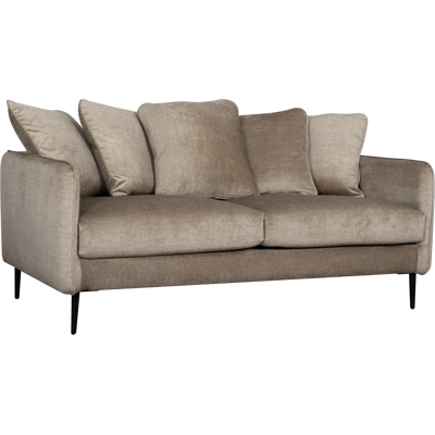 CAMIF Canapé velours Olympe Beige - Publicité CAMIF Canapé velours Olympe Beige - Publicité