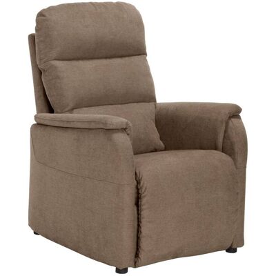 CAMIF Fauteuil relax tissu Millau Taupe - Publicité CAMIF Fauteuil relax tissu Millau Taupe - Publicité