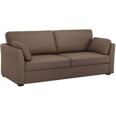 CAMIF Canapé convertible tissu coton déhoussable Marbella Taupe - Publicité CAMIF Canapé convertible tissu coton déhoussable Marbella Taupe - Publicité