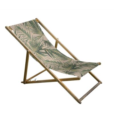 CAMIF Chilienne en tissu recyclé Heva Jungle - Publicité CAMIF Chilienne en tissu recyclé Heva Jungle - Publicité