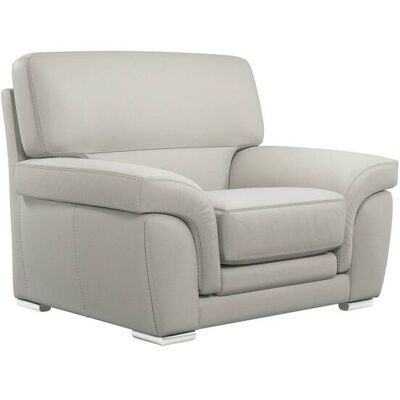 CAMIF Fauteuil cuir Vittoria Blanc - Publicité CAMIF Fauteuil cuir Vittoria Blanc - Publicité