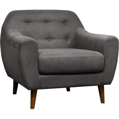 CAMIF Fauteuil tissu Agathe Gris Foncé - Publicité CAMIF Fauteuil tissu Agathe Gris Foncé - Publicité