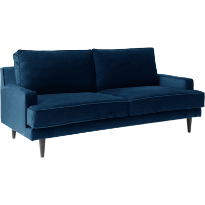 CAMIF Canapé velours Oscar Bleu - Publicité CAMIF Canapé velours Oscar Bleu - Publicité