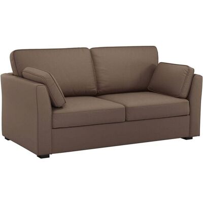 CAMIF Canapé convertible tissu coton déhoussable Marbella Taupe - Publicité CAMIF Canapé convertible tissu coton déhoussable Marbella Taupe - Publicité