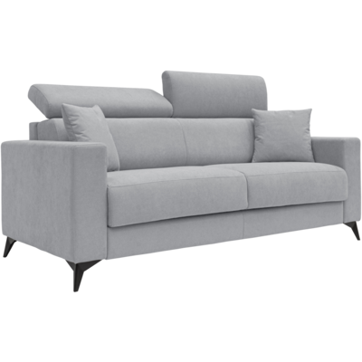 CAMIF Canapé convertible tissu recyclé déhoussable Alden Gris Clair - Publicité CAMIF Canapé convertible tissu recyclé déhoussable Alden Gris Clair - Publicité