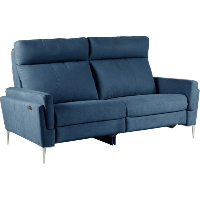 CAMIF Canapé relax électrique tissu Boston Bleu Jean - Publicité CAMIF Canapé relax électrique tissu Boston Bleu Jean - Publicité