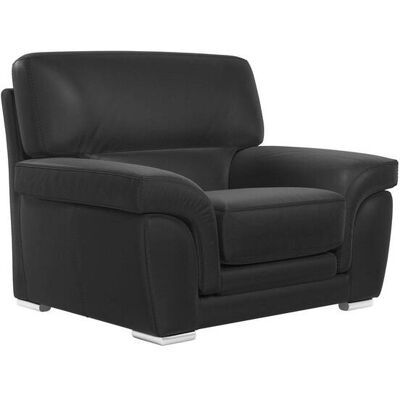 CAMIF Fauteuil cuir Vittoria Anthracite - Publicité CAMIF Fauteuil cuir Vittoria Anthracite - Publicité