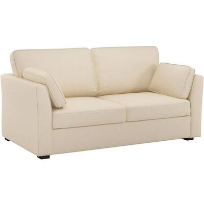 CAMIF Canapé convertible tissu coton déhoussable Marbella Beige - Publicité CAMIF Canapé convertible tissu coton déhoussable Marbella Beige - Publicité