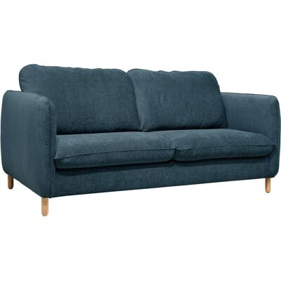 CAMIF Canapé tissu chenillé Portimo Bleu - Publicité CAMIF Canapé tissu chenillé Portimo Bleu - Publicité