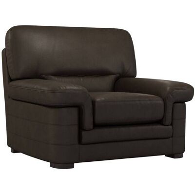 CAMIF Fauteuil cuir Melbourne Moka - Publicité CAMIF Fauteuil cuir Melbourne Moka - Publicité