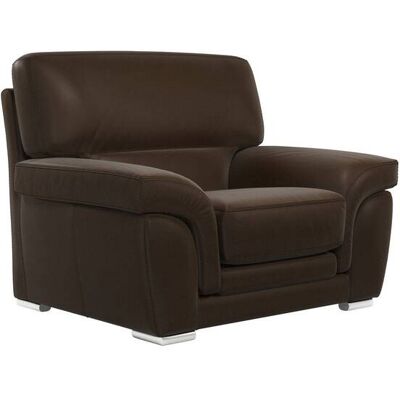 CAMIF Fauteuil cuir Vittoria Coffee - Publicité CAMIF Fauteuil cuir Vittoria Coffee - Publicité