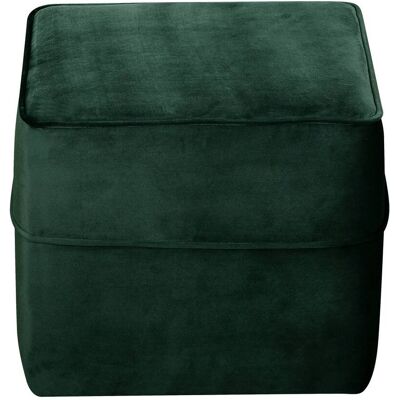 CAMIF Pouf carré velours Oscar Vert Emeraude - Publicité CAMIF Pouf carré velours Oscar Vert Emeraude - Publicité
