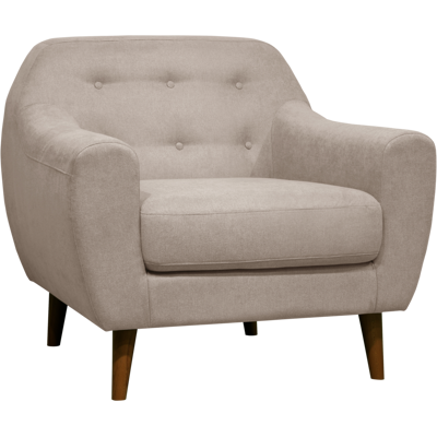 CAMIF Fauteuil tissu Agathe Crème - Publicité CAMIF Fauteuil tissu Agathe Crème - Publicité