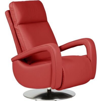 CAMIF Fauteuil relax cuir Buxy Piment - Publicité CAMIF Fauteuil relax cuir Buxy Piment - Publicité