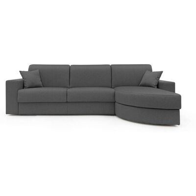 CAMIF Canapé d'angle convertible tissu déhoussable Aubin Anthracite - Publicité CAMIF Canapé d'angle convertible tissu déhoussable Aubin Anthracite - Publicité