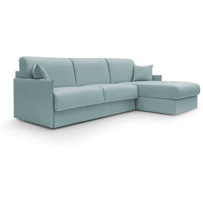 CAMIF Canapé d'angle convertible et réversible tissu recyclé déhoussable Arthur Bleu Ciel - Publicité CAMIF Canapé d'angle convertible et réversible tissu recyclé déhoussable Arthur Bleu Ciel - Publicité