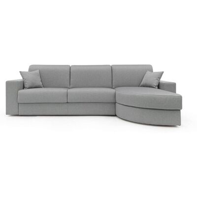 CAMIF Canapé d'angle convertible tissu déhoussable Aubin Gris - Publicité CAMIF Canapé d'angle convertible tissu déhoussable Aubin Gris - Publicité