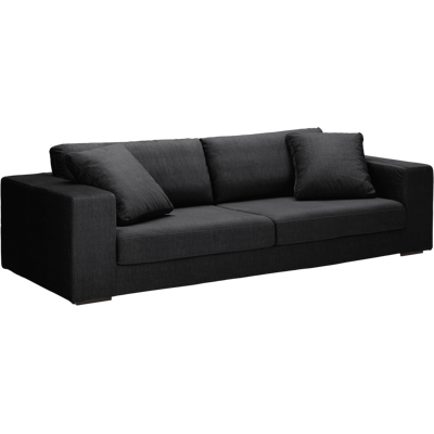 CAMIF Canapé velours déhoussable Maé Noir - Publicité CAMIF Canapé velours déhoussable Maé Noir - Publicité