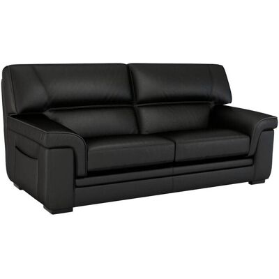 CAMIF Canapé cuir Valentina Noir - Publicité CAMIF Canapé cuir Valentina Noir - Publicité