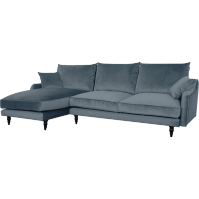 CAMIF Canapé d'angle Olie Bleu gris - Publicité CAMIF Canapé d'angle Olie Bleu gris - Publicité
