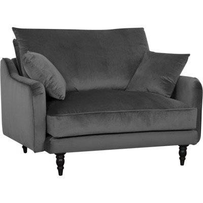 CAMIF Fauteuil XXL velours Olie Gris - Publicité CAMIF Fauteuil XXL velours Olie Gris - Publicité