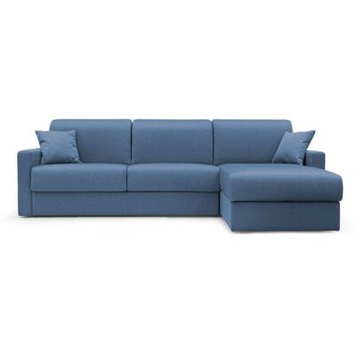 CAMIF Canapé d'angle convertible et réversible tissu déhoussable Aubin Bleu - Publicité CAMIF Canapé d'angle convertible et réversible tissu déhoussable Aubin Bleu - Publicité