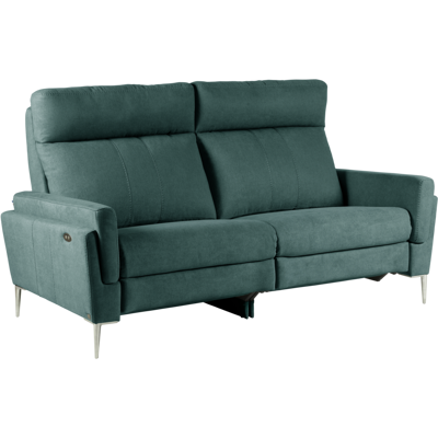 CAMIF Canapé relax électrique tissu Boston Bleu Canard - Publicité CAMIF Canapé relax électrique tissu Boston Bleu Canard - Publicité