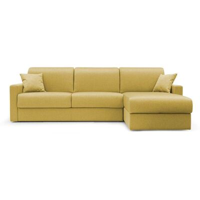 CAMIF Canapé d'angle convertible et réversible tissu déhoussable Aubin Moutarde - Publicité CAMIF Canapé d'angle convertible et réversible tissu déhoussable Aubin Moutarde - Publicité