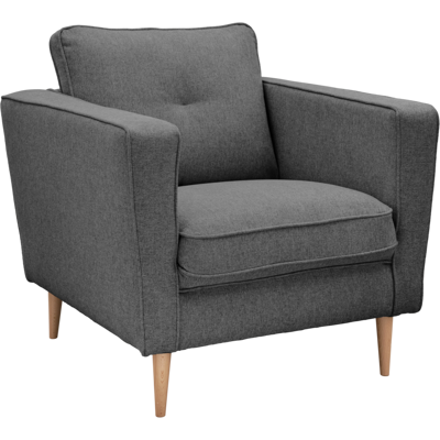 CAMIF Fauteuil tissu Ondine Anthracite - Publicité CAMIF Fauteuil tissu Ondine Anthracite - Publicité