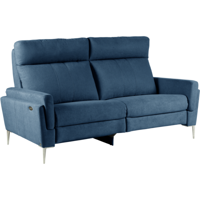 CAMIF Canapé tissu relax électrique Boston Bleu Jean - Publicité CAMIF Canapé tissu relax électrique Boston Bleu Jean - Publicité