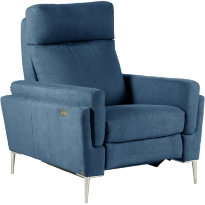 CAMIF Fauteuil relax électrique Boston Bleu Jean - Publicité CAMIF Fauteuil relax électrique Boston Bleu Jean - Publicité