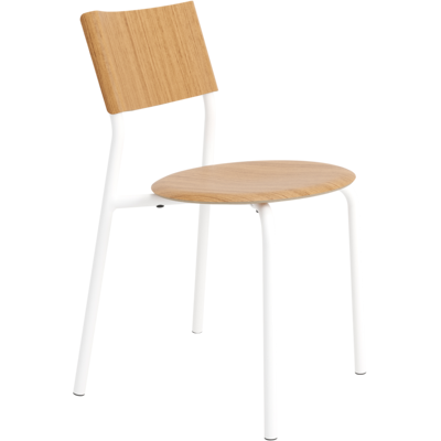 TIPTOE Chaise en chêne SSD Blanc Nuage - Publicité TIPTOE Chaise en chêne SSD Blanc Nuage - Publicité