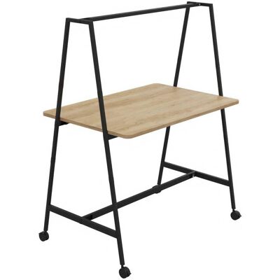 BURONOMIC Table de travail collaborative mobile Alto Noir Largeur 140 cm - Publicité BURONOMIC Table de travail collaborative mobile Alto Noir Largeur 140 cm - Publicité