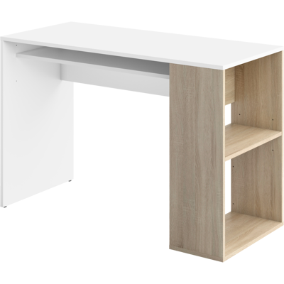 TEMAHOME - YALE - blanc - chêne - Desk - Publicité TEMAHOME - YALE - blanc - chêne - Desk - Publicité