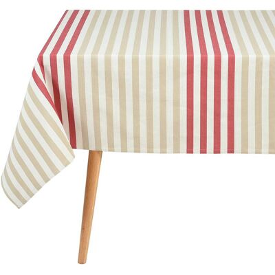 Nappe coton bio Amaïa 160 x 160 cm - Publicité Nappe coton bio Amaïa 160 x 160 cm - Publicité