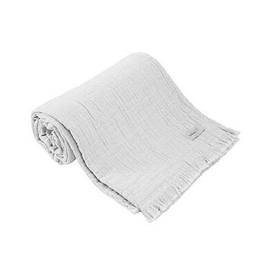 TOISON D'OR Plaid gaze de coton Brehat Blanc - Publicité TOISON D'OR Plaid gaze de coton Brehat Blanc - Publicité