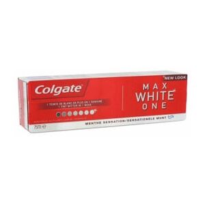 Colgate Max White One Menthe Dentifrice - 75ml - Publicité Colgate Max White One Menthe Dentifrice - 75ml - Publicité