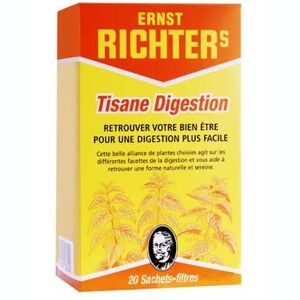 Ernst Richter's Tisane Digestion 20 sachets - Publicité Ernst Richter's Tisane Digestion 20 sachets - Publicité