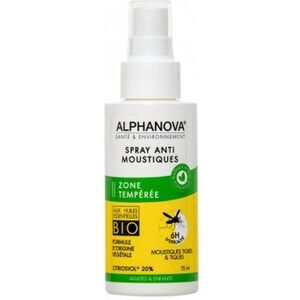 Alphanova Lingett Alphanova Spray Anti Moustique Temperée 75ml - Publicité Alphanova Lingett Alphanova Spray Anti Moustique Temperée 75ml - Publicité
