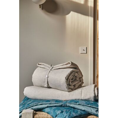 A demain Matelas de sol imprimé en percale de coton Sous-bois 90x190 cm - Publicité A demain Matelas de sol imprimé en percale de coton Sous-bois 90x190 cm - Publicité