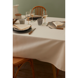 Coucke Nappe rectangulaire en coton Cambrai Crème 150x190 cm - Publicité Coucke Nappe rectangulaire en coton Cambrai Crème 150x190 cm - Publicité
