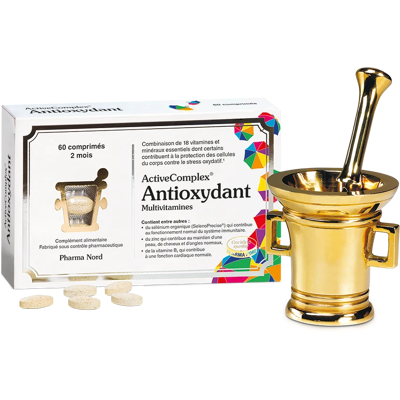 Pharma Nord ActiveComplex Antioxydant 60 comp - Publicité Pharma Nord ActiveComplex Antioxydant 60 comp - Publicité