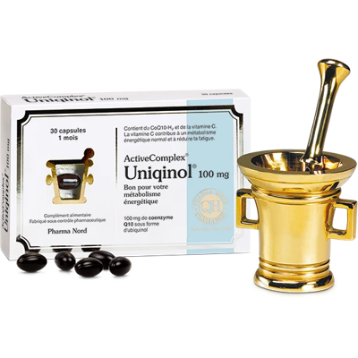 Pharma Nord ActiveComplex Uniqinol 100 mg QH 30 caps - Publicité Pharma Nord ActiveComplex Uniqinol 100 mg QH 30 caps - Publicité