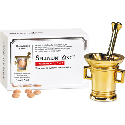 Pharma Nord Sélénium + Zinc 150 Comprimés - Publicité Pharma Nord Sélénium + Zinc 150 Comprimés - Publicité