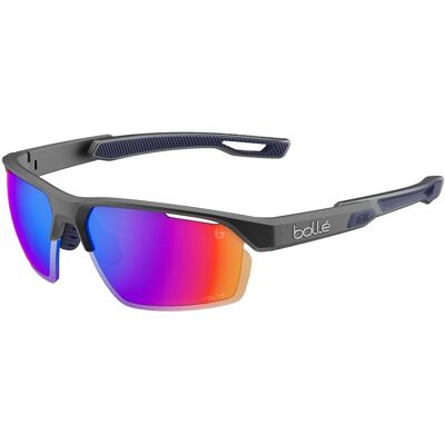 Bollé - Lunettes de soleil - Victus Pro Titanium Matte - Volt+ Ultraviolet Polarized en Nylon - Taille M - Noir - Publicité Bollé - Lunettes de soleil - Victus Pro Titanium Matte - Volt+ Ultraviolet Polarized en Nylon - Taille M - Noir - Publicité