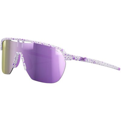 Julbo - Lunettes de soleil - Frequency Blanc+Texture SP 3 - Publicité Julbo - Lunettes de soleil - Frequency Blanc+Texture SP 3 - Publicité
