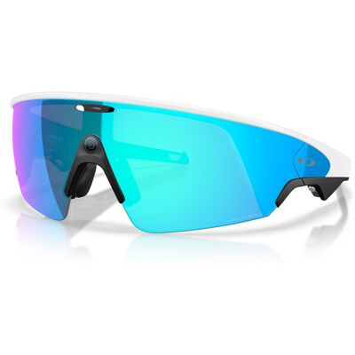 Oakley - Lunettes de soleil connectées - Meta Vanguard White/Prizm Sapphire - Blanc - Publicité Oakley - Lunettes de soleil connectées - Meta Vanguard White/Prizm Sapphire - Blanc - Publicité
