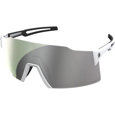 Scott - Lunettes de soleil - Stride White AMP White Chrome S2 - Blanc - Publicité Scott - Lunettes de soleil - Stride White AMP White Chrome S2 - Blanc - Publicité